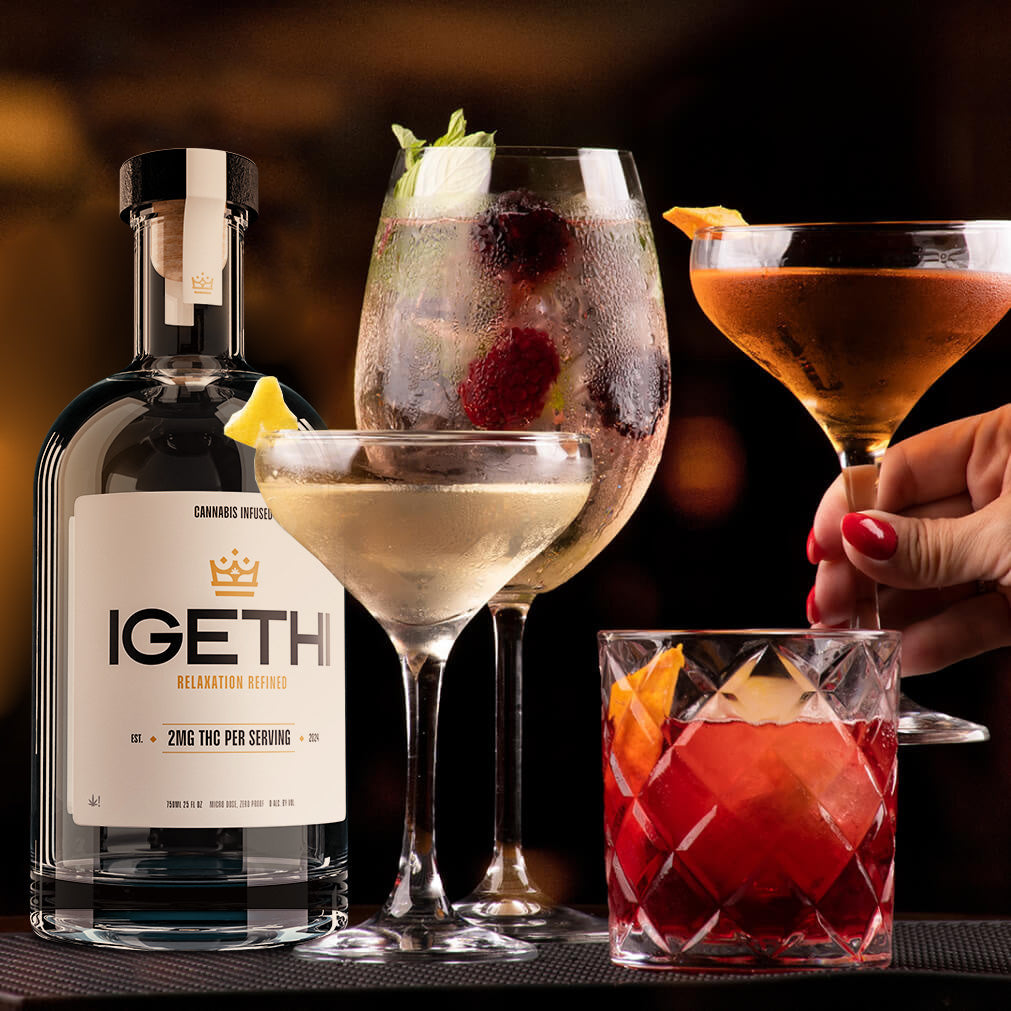 Cocktails poured with IGETHI